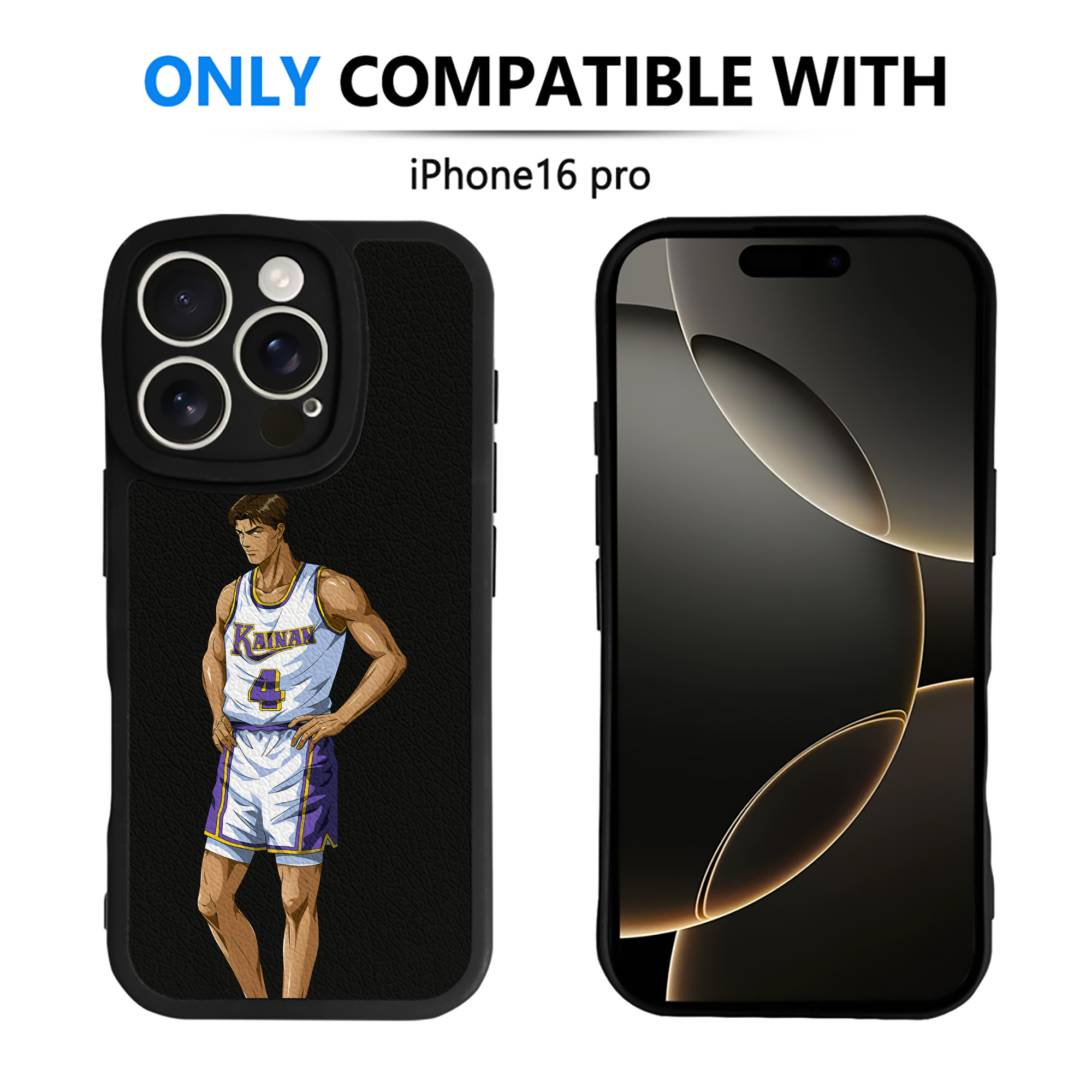（画像用） SLAM DUNK／スラムダンク 【iPhone 16シリーズ対応】シリコンスマホケース（レザー調） 材質：シリコン